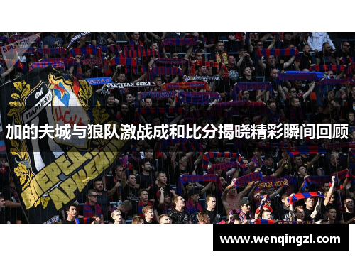 加的夫城与狼队激战成和比分揭晓精彩瞬间回顾